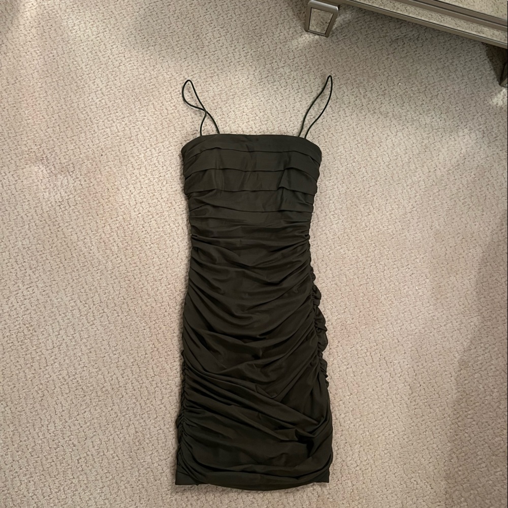 Princess Polly Tara Mini Dress Green Size 0